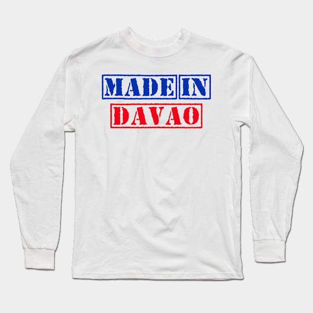 Made in Davao Philippines Long Sleeve T-Shirt by xesed